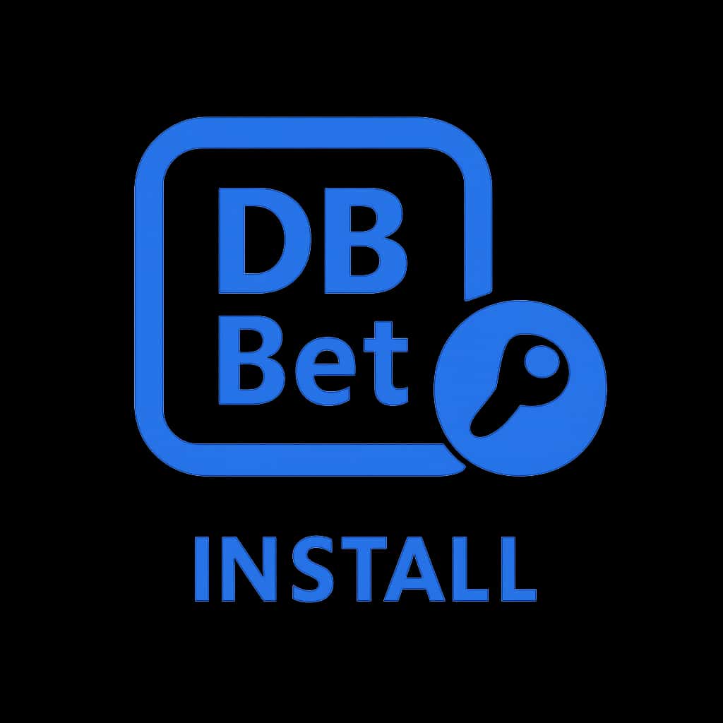 DB Bet Install icon representing installation guidance.