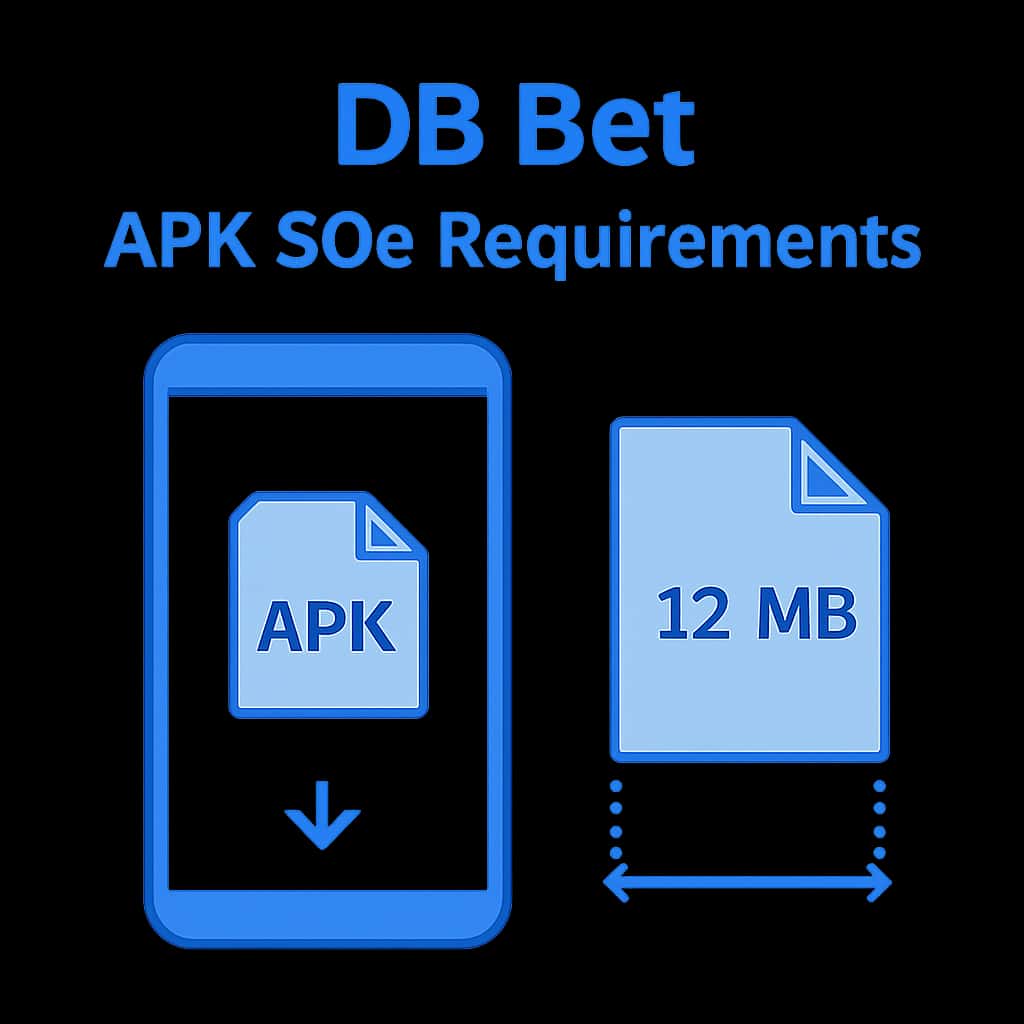 Diagram illustrating DB Bet APK Size Requirements