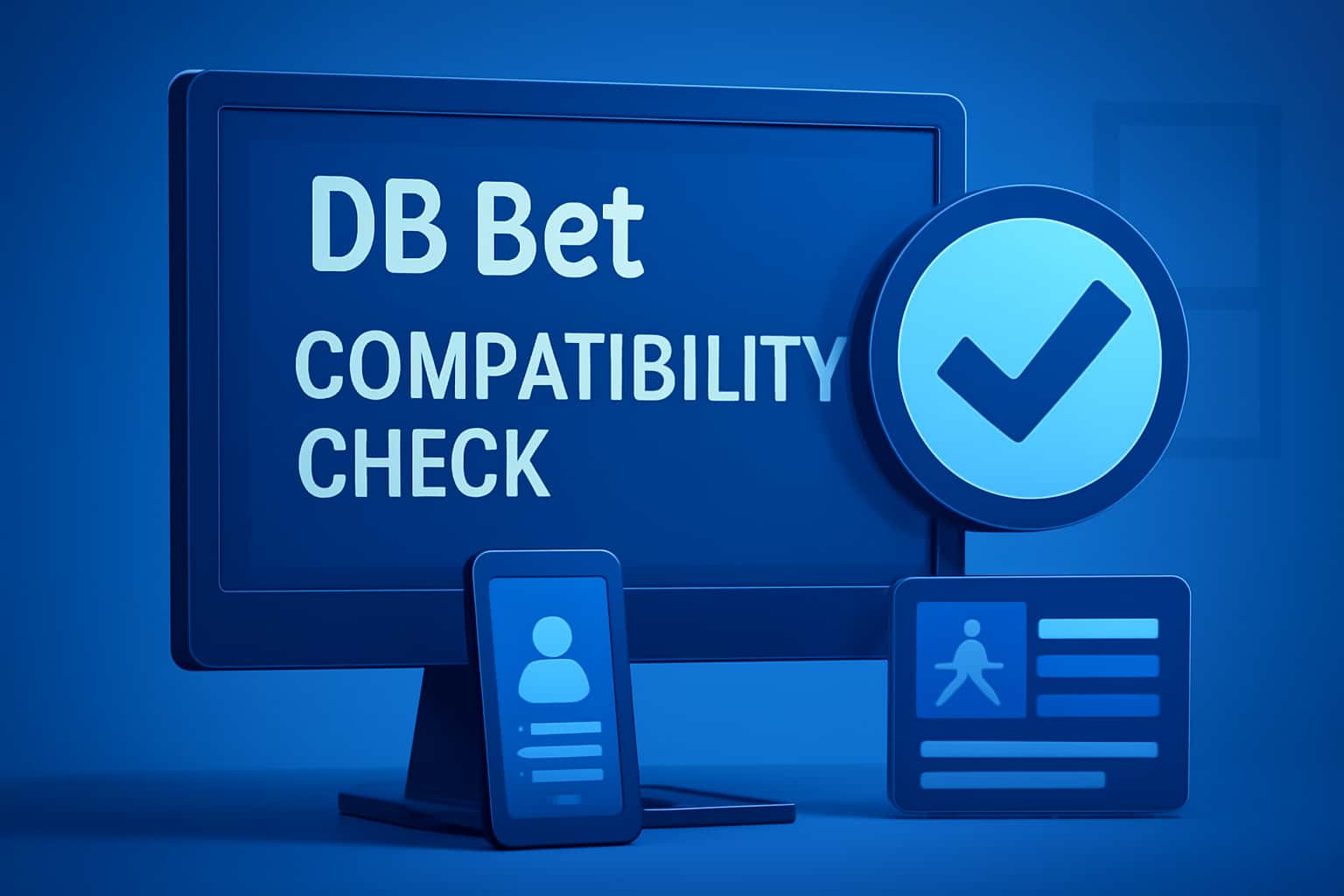 Visual representation of DB Bet Compatibility Check showcasing device compatibility.
