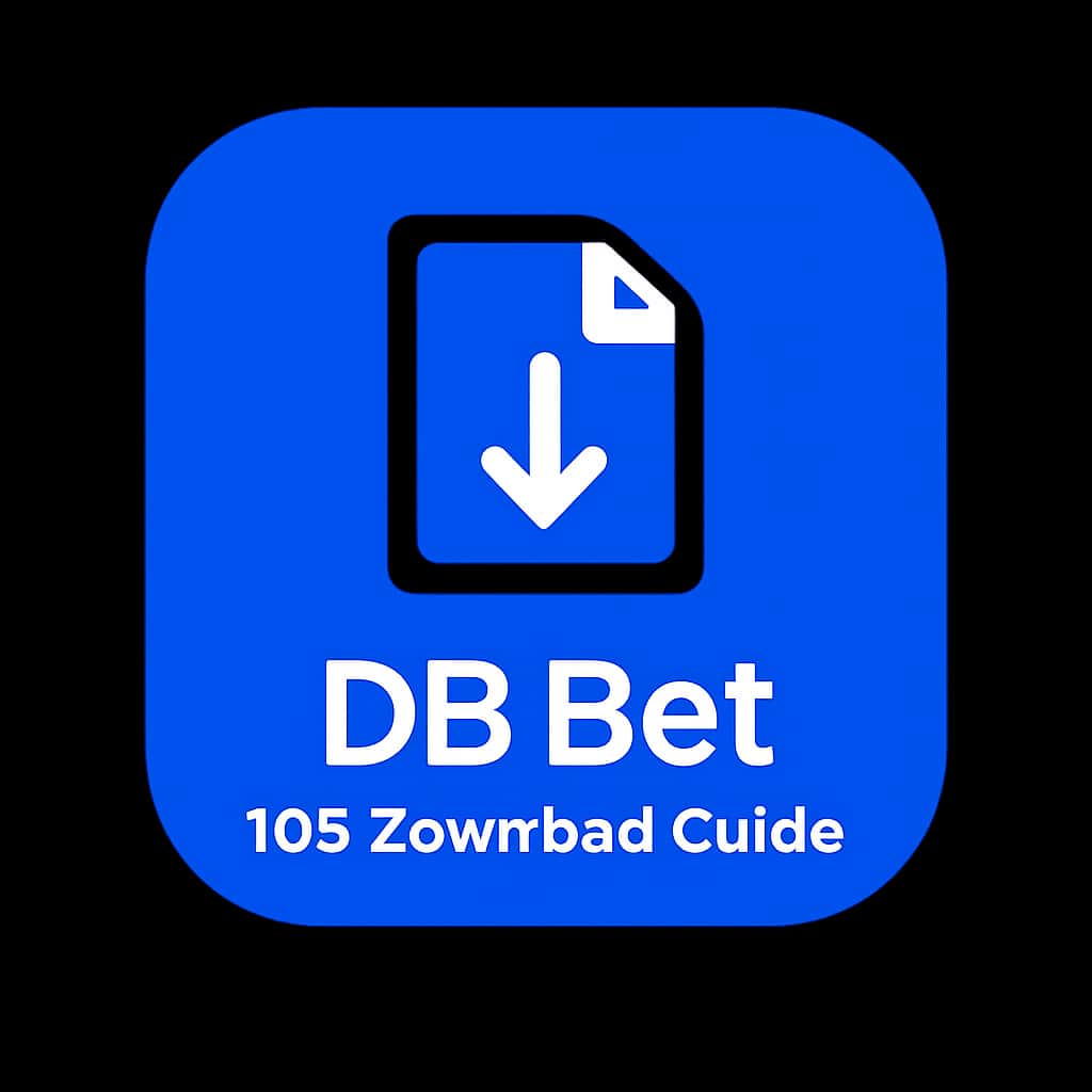 Icon representing the DB Bet iOS Download Guide.