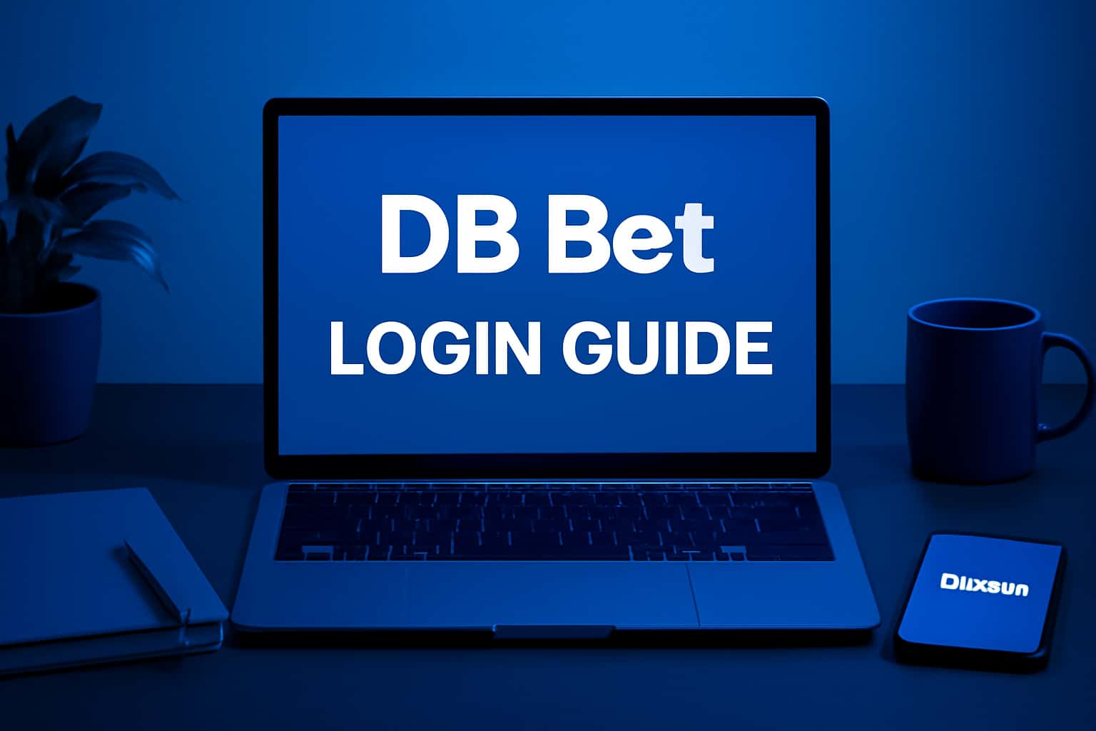 Informational scene illustrating the DB Bet Login Guide.