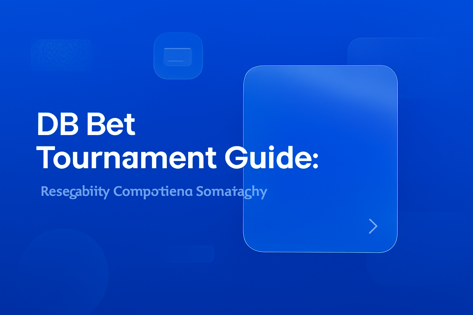 Informational scene depicting the DB Bet app update guide.