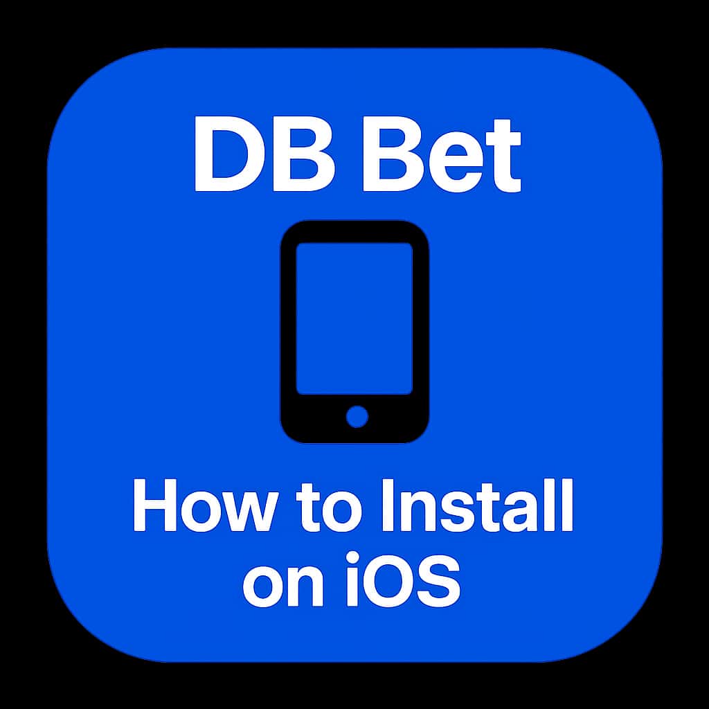 Icon representing DB Bet installation guide on iOS