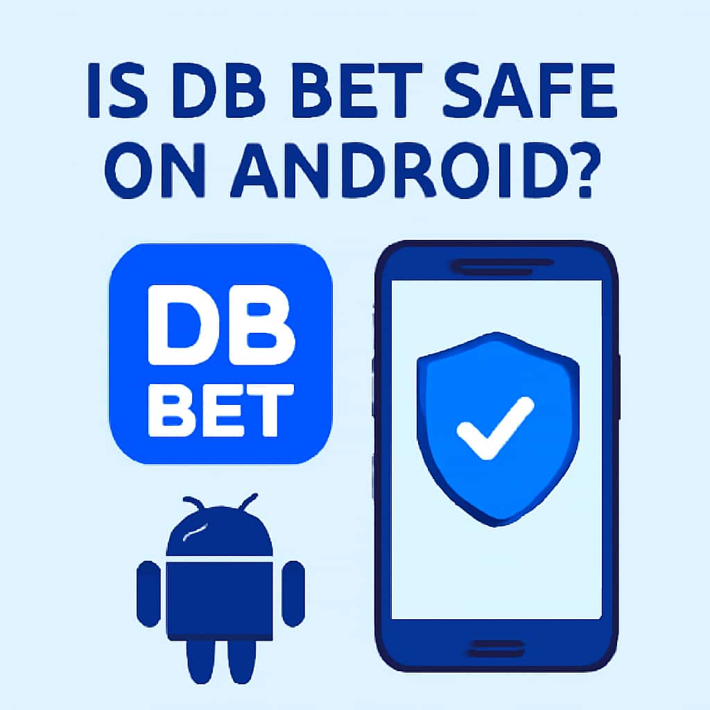 Illustration showing safety measures for DB Bet on Android.