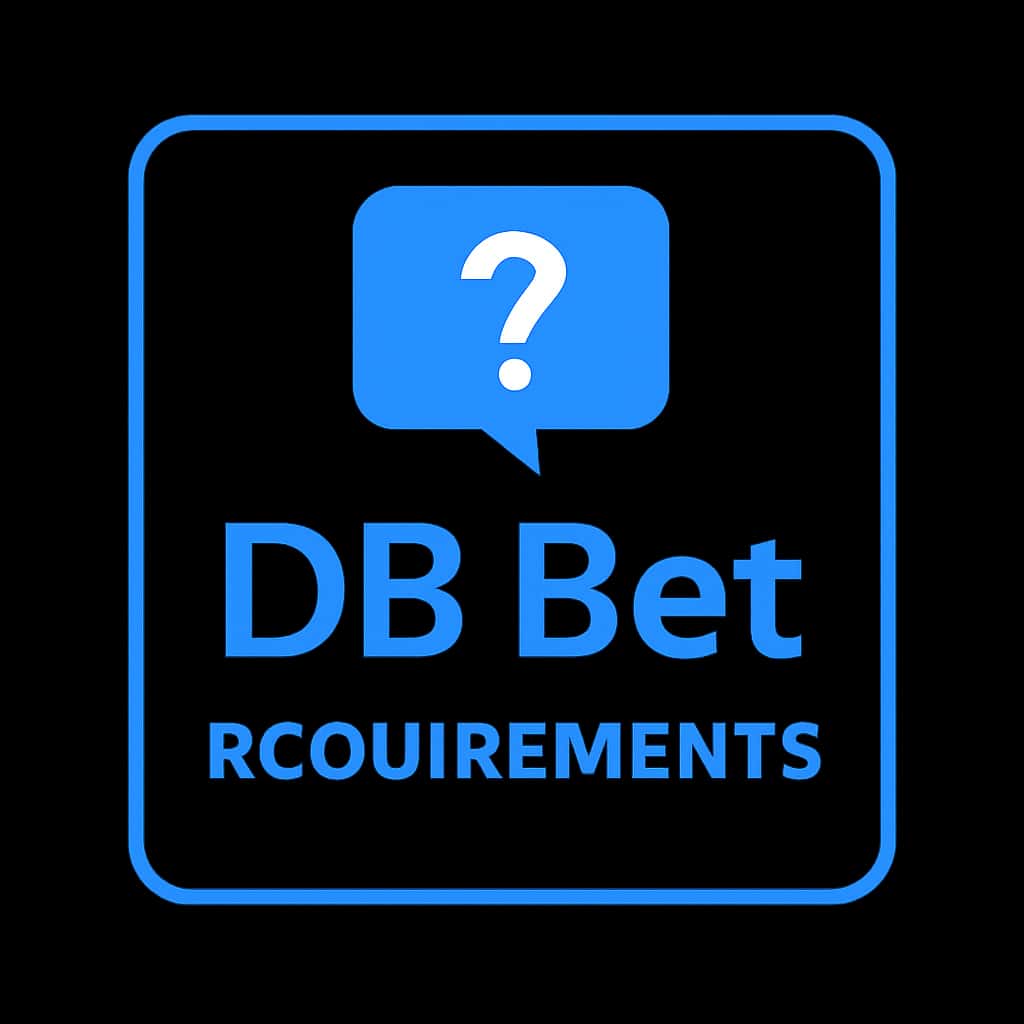 Icon representing DB Bet requirements and guidelines.